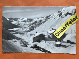Alte Ansichtskarte Julier Hospiz, 2244m, gegen Oberhalbstein