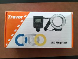 LED Ring Flash LED Travor RF-600 never used, as new