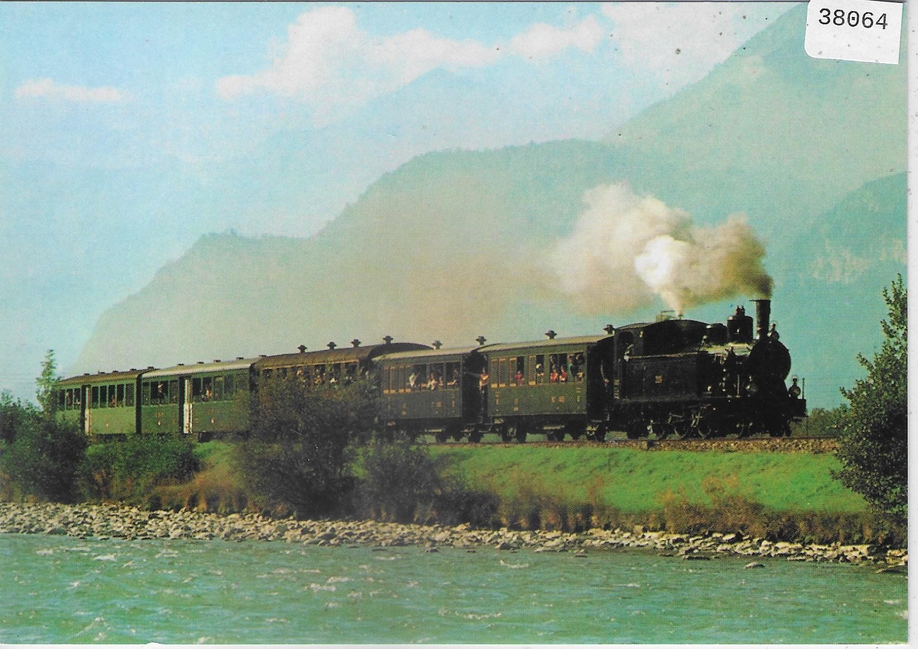 Ansichtskarten: Dampfzug Meiringen-Innertkirchen Bahn – Gebraucht aus Ettingen von Kartenplanet