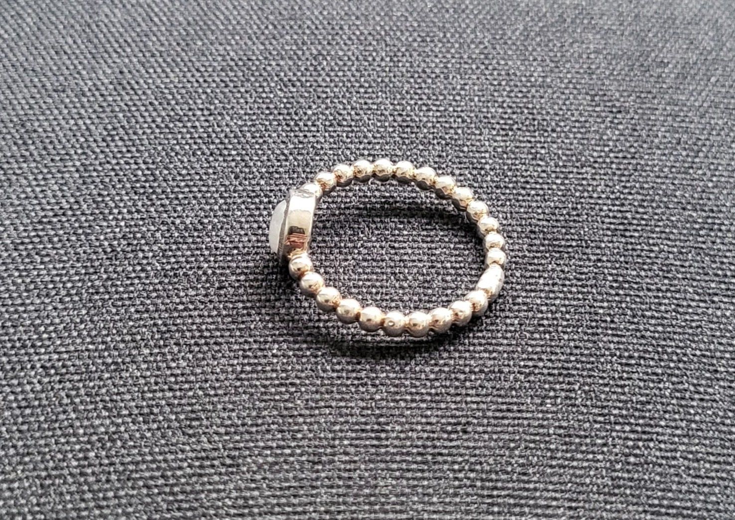 Anelli: Fingerring Gr. 57 silber mit Mondstein – Usato da Amriswil venduto da fri_2nm6 2