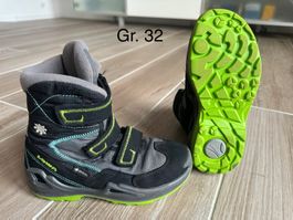 Lowa Milo Goretex Winterstiefel Gr. 32 schwarz