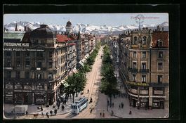 Zürich, Strassenbahn auf der Bahnhofstr