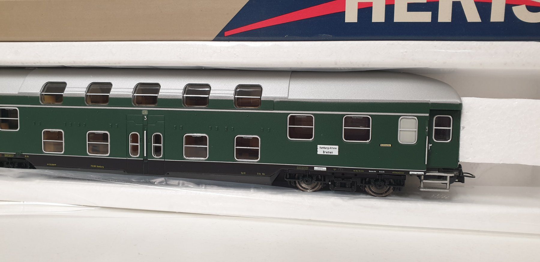 Modellini di ferrovie: Heris DB  Doppelstock  H0/DC – Nuovo (secondo la descrizione) da Neuenhof venduto da ludovicco 2