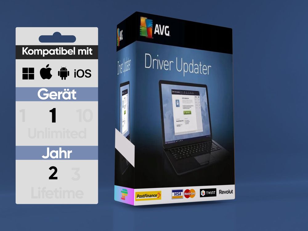 AVG Driver Updater / 1 Gerät / 2 Jahr (Gebraucht) in Langenthal für CHF ...