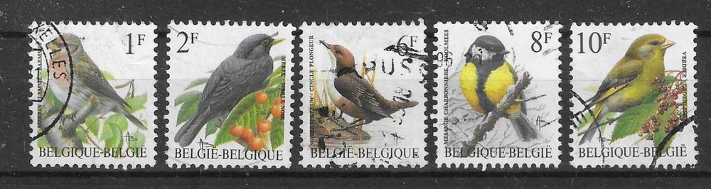 Timbre Belgique thème oiseaux: serie 1992 (Gebraucht) in Muraz ...