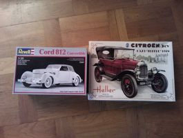 Revell Cord 812 Convertible & Heller Citroën 5cv Bausatz ...