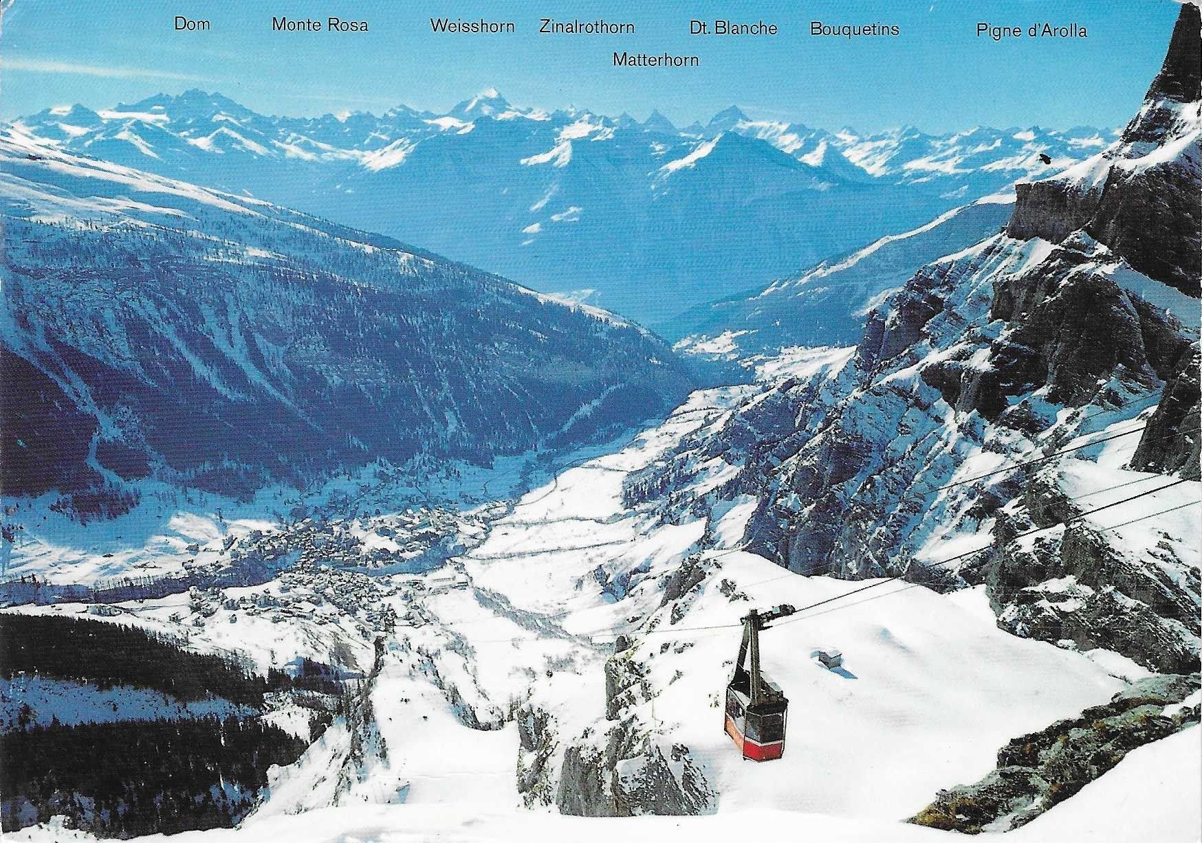 Cartoline postali: Luftseilbahn Leukerbad-Gemmi VS – Usato da Rothrist venduto da Stranglehold