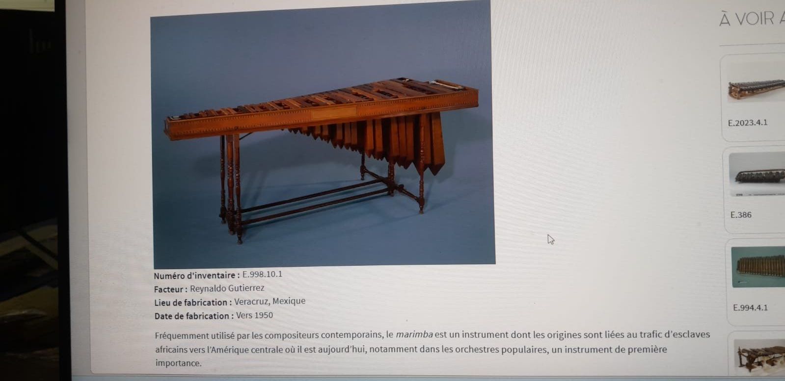 Musikinstrumente: Marimbas – Gebraucht aus petit-lancy von maz_66vd 1
