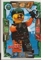 TCG NINJAGO TRADING CARD SERIE 1 # 186 BUCKO