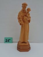 Heiliger Antonius mit Kind aus Holz geschnitzt