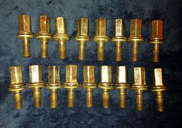 Sehr seltene original Radschrauben M12x1,25