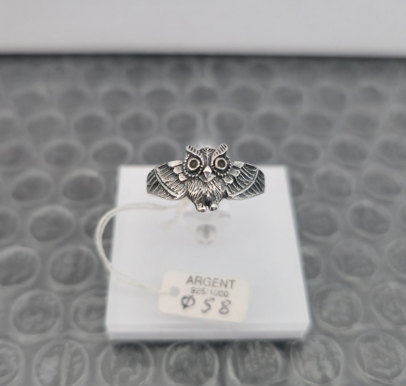 Ringe: Vintage Ring Styl Native "Silberne Eule"  925 Silber – Gebraucht aus Basel von ALEXANDER4056 1