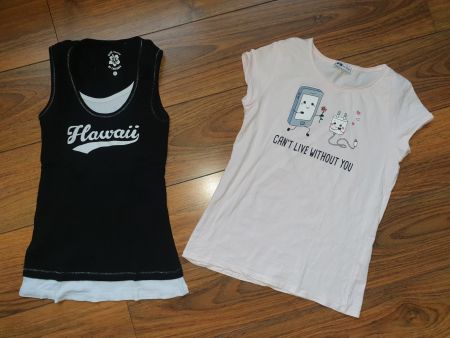 2x cooles Shirt Gr. 158 / 164