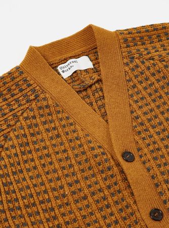 Universal Works Vince Cardigan Italian Wool Strickjacke M