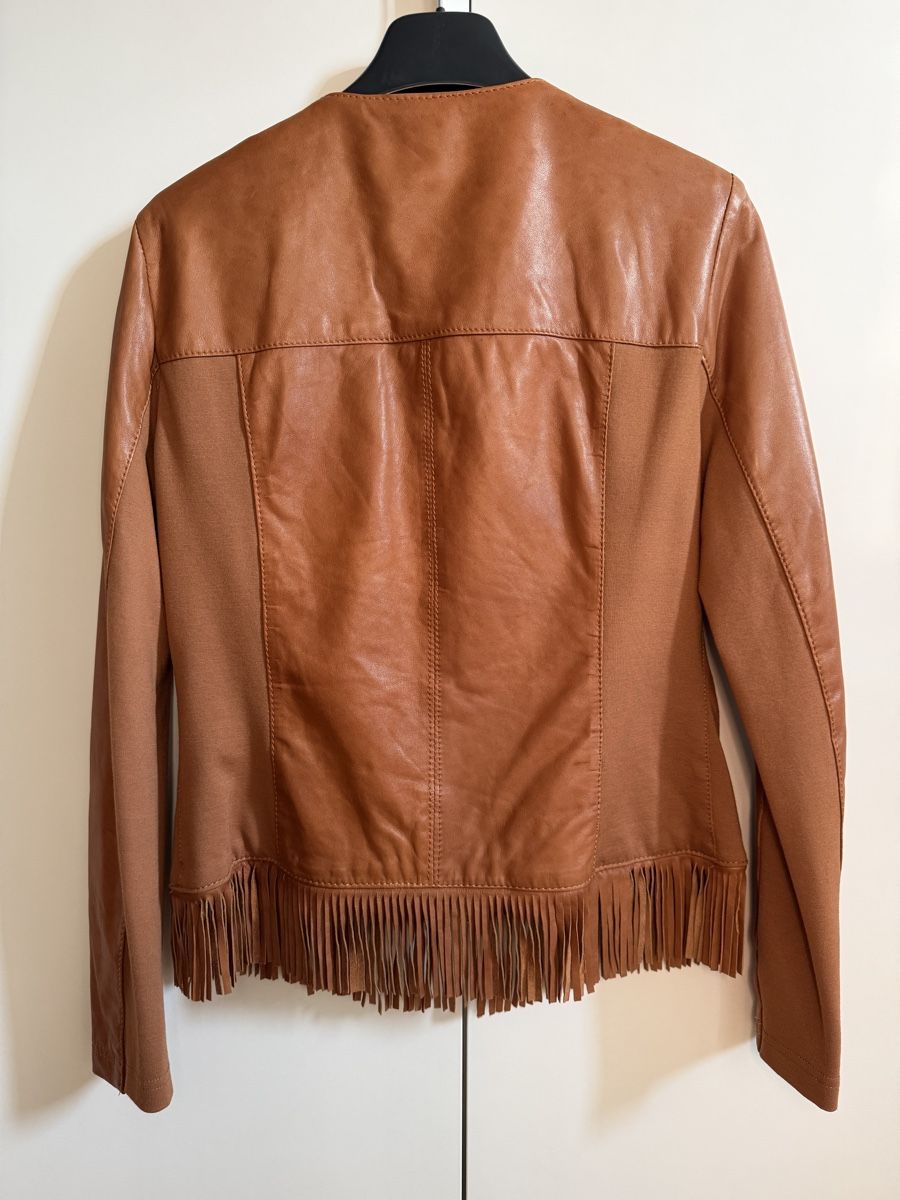 Vestes: Lederjacke cognac mit Fransen – D'occasion à Rupperswil par Mfl_1976 1