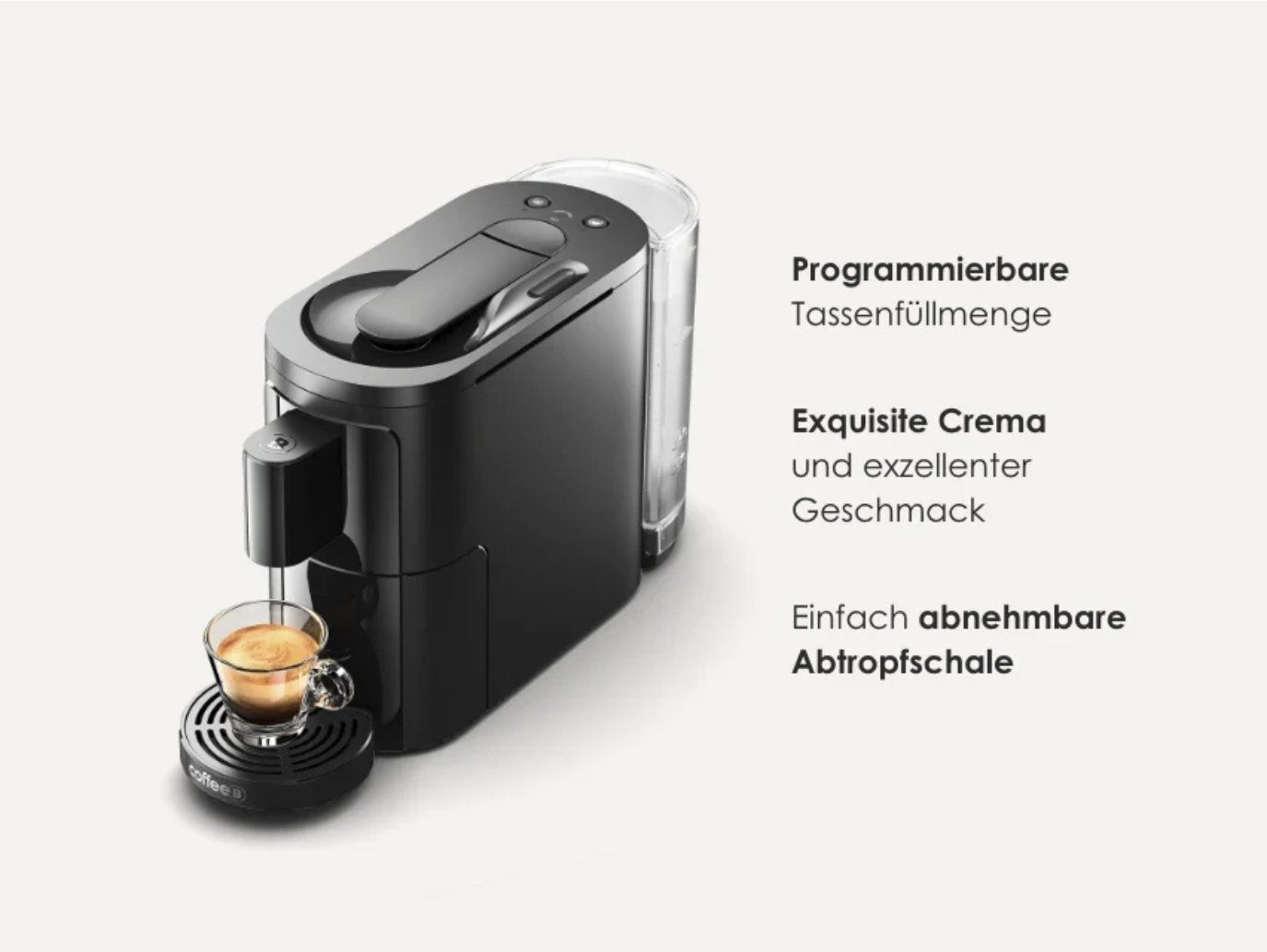 Coffee B Macchine per caffè & Macchine per espresso: Kaffemaschine CoffeB Pluto & CoffeeB Lungo Discovery Set 54 – Nuovo e nell'imballaggio originale da Böttstein venduto da R.Y.A.N. 2