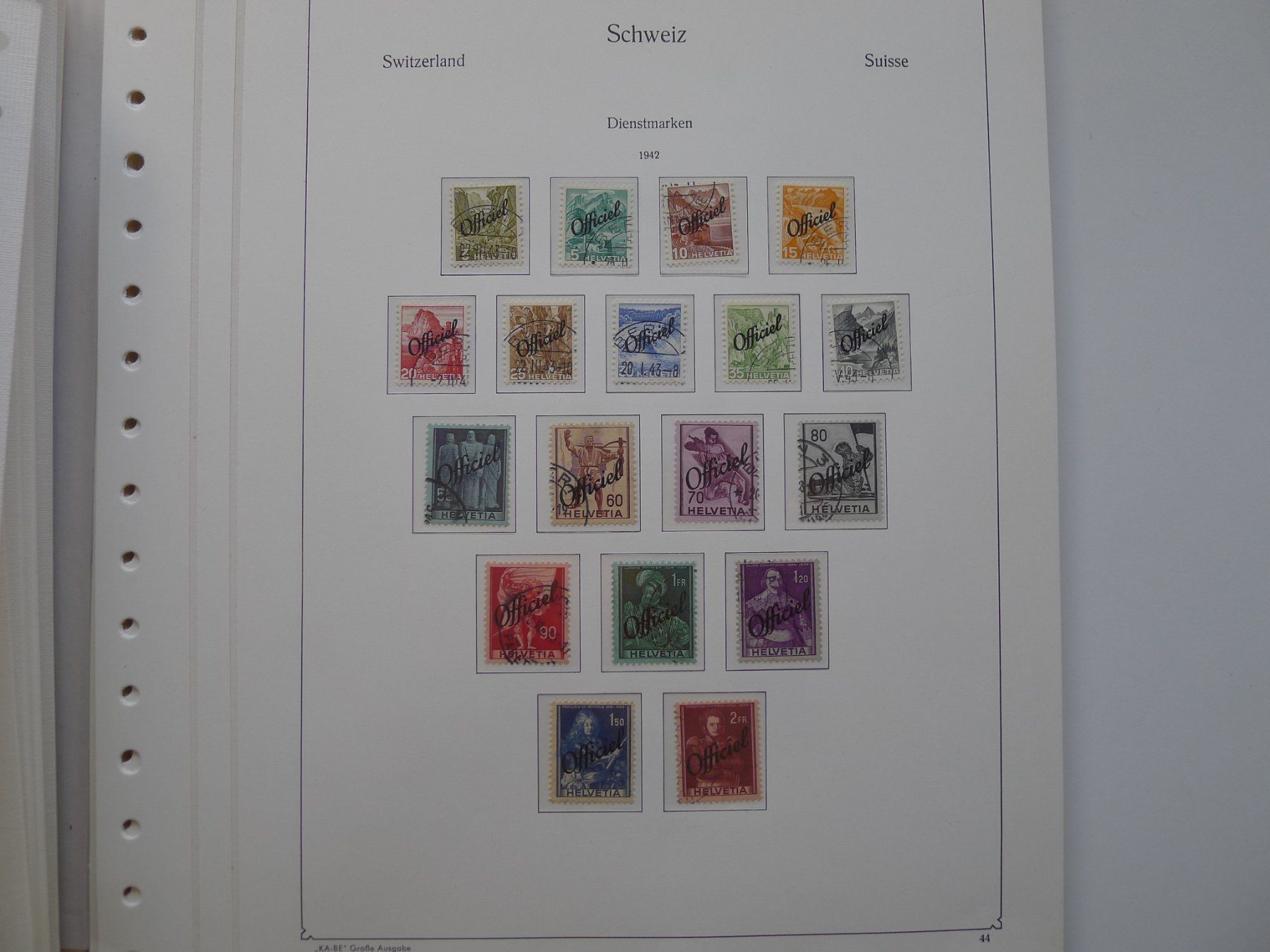 Tutti i francobolli: Album mit Briefmarken von der Schweiz – Usato da Dagmersellen venduto da q1w2e3r4 7