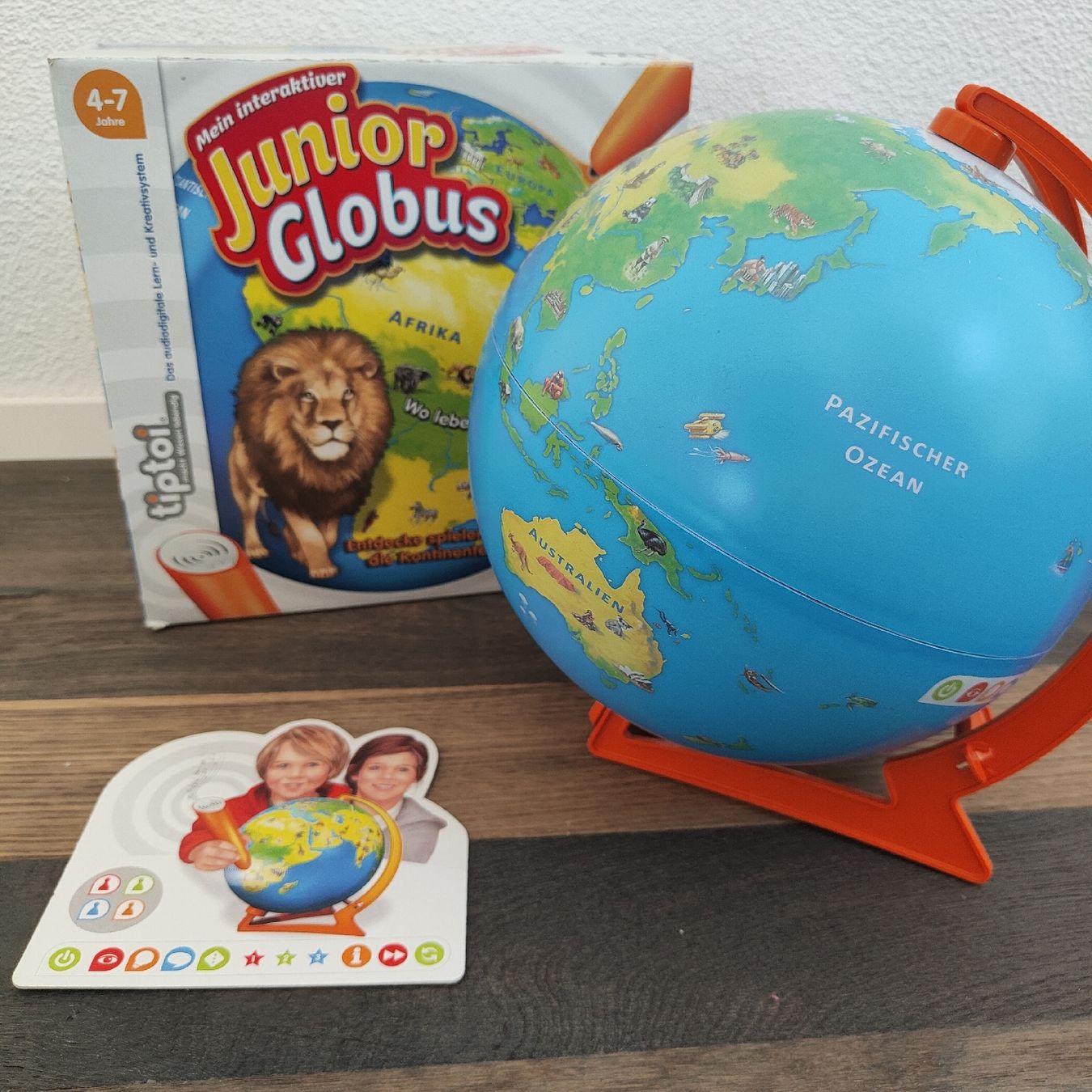 Tiptoi Giochi: Tiptoi interaktiver Junior Globus, 4-7 Jahre – Usato da Aesch ZH venduto da TaniTomy