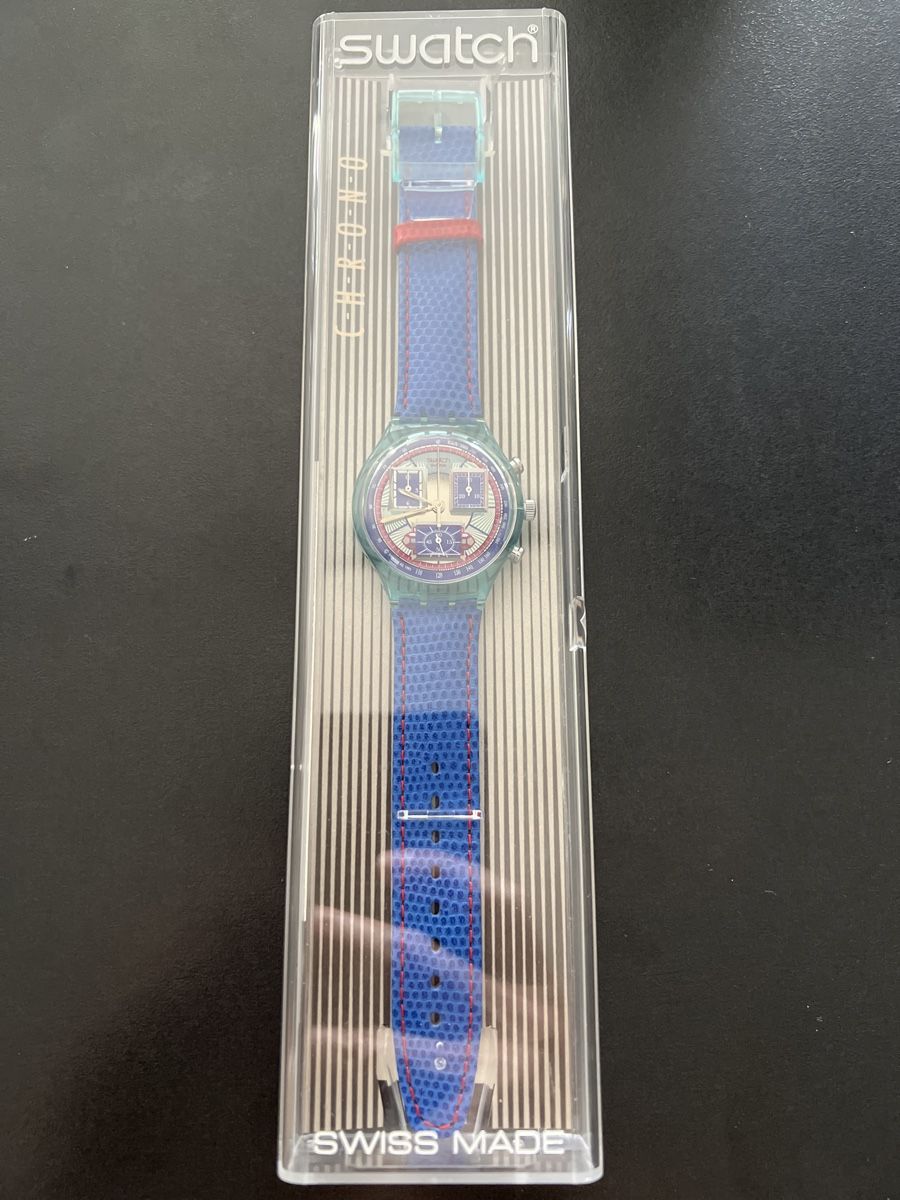 Swatch Orologi: Swatch Chrono (SCN112) Echodeco – Nuovo e nell'imballaggio originale da Künten venduto da Spike17