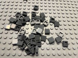 Lego 25x  Fliesen 1x1 dunkelgrau (3070)