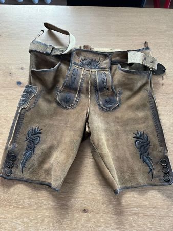 Lederhose, Top Zustand, inkl. Socken, Grösse 52/M