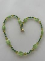 Grüne Halskette mit Glasperlen – Sommerlicher Schmuck!
