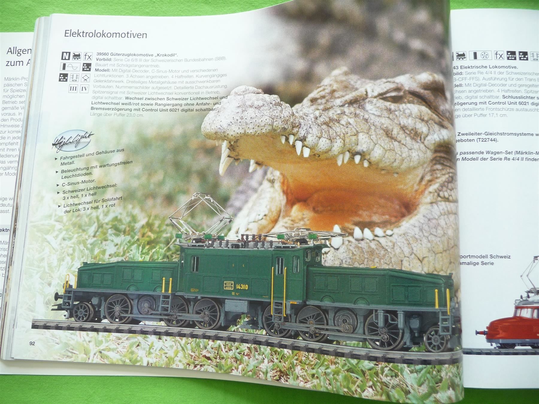 Märklin Modellini di ferrovie: Märklin Program 2001/02 Jahrbuch mit  552 Seiten - VersionDA – Usato da Winterthur venduto da Ricardo211 9