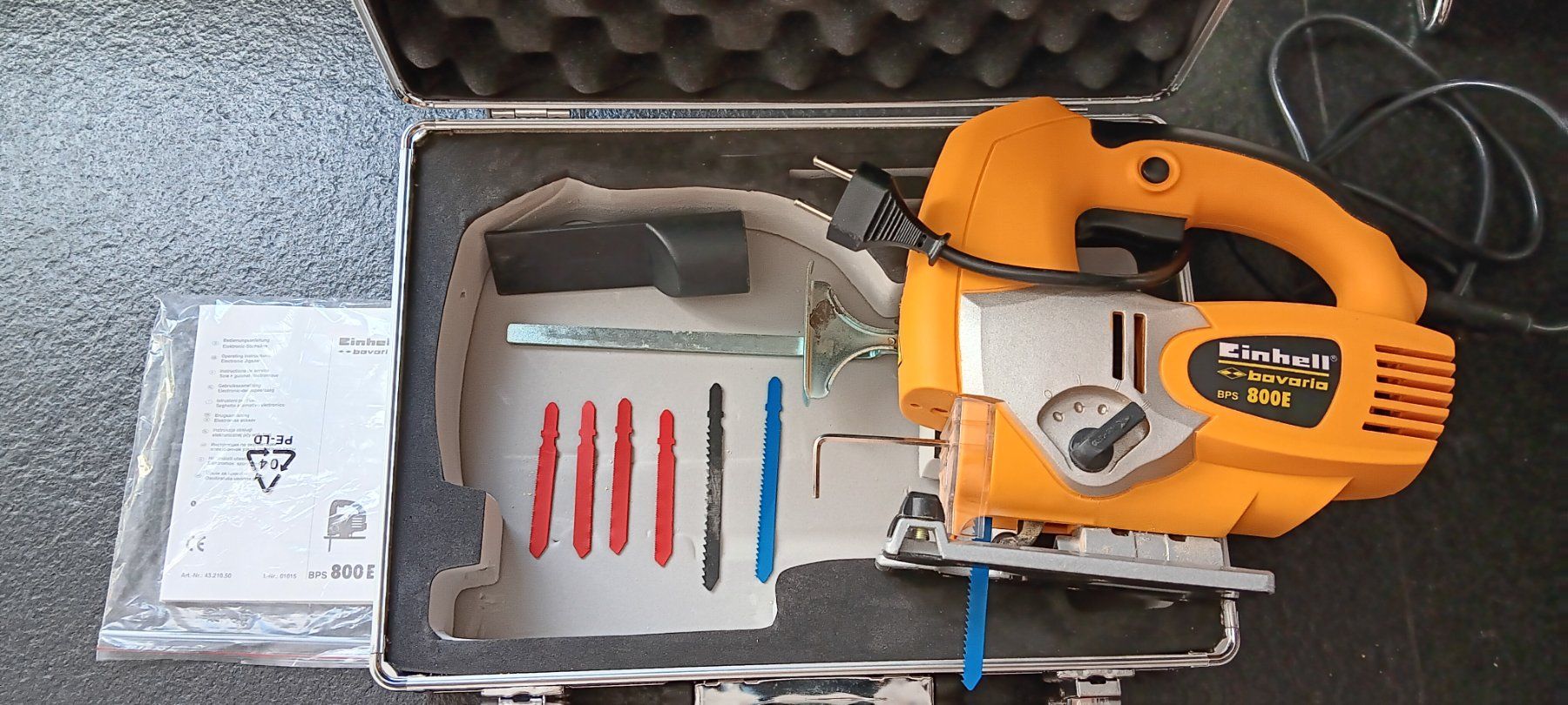 Einhell Sägen: Einhell Bavaria BPS 800 E mit Tragekoffer/ Stichsäge /ab 1.- – Gebraucht aus Biberist von Devision01 1