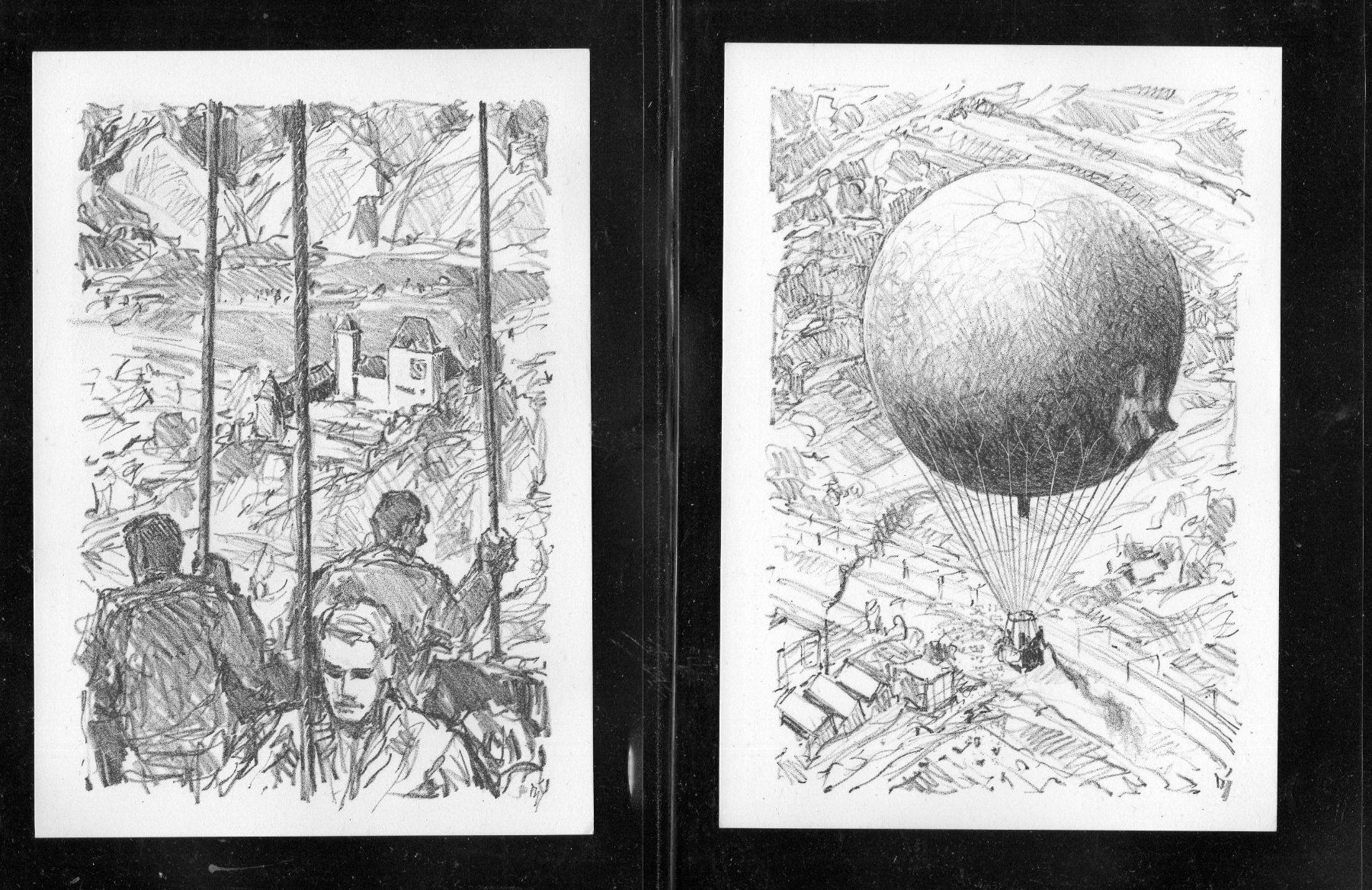Tutti i francobolli: R2168  /  Carte postale vol en ballons illustrées – Usato da Ste-Croix venduto da MONT-TAGNAC 2