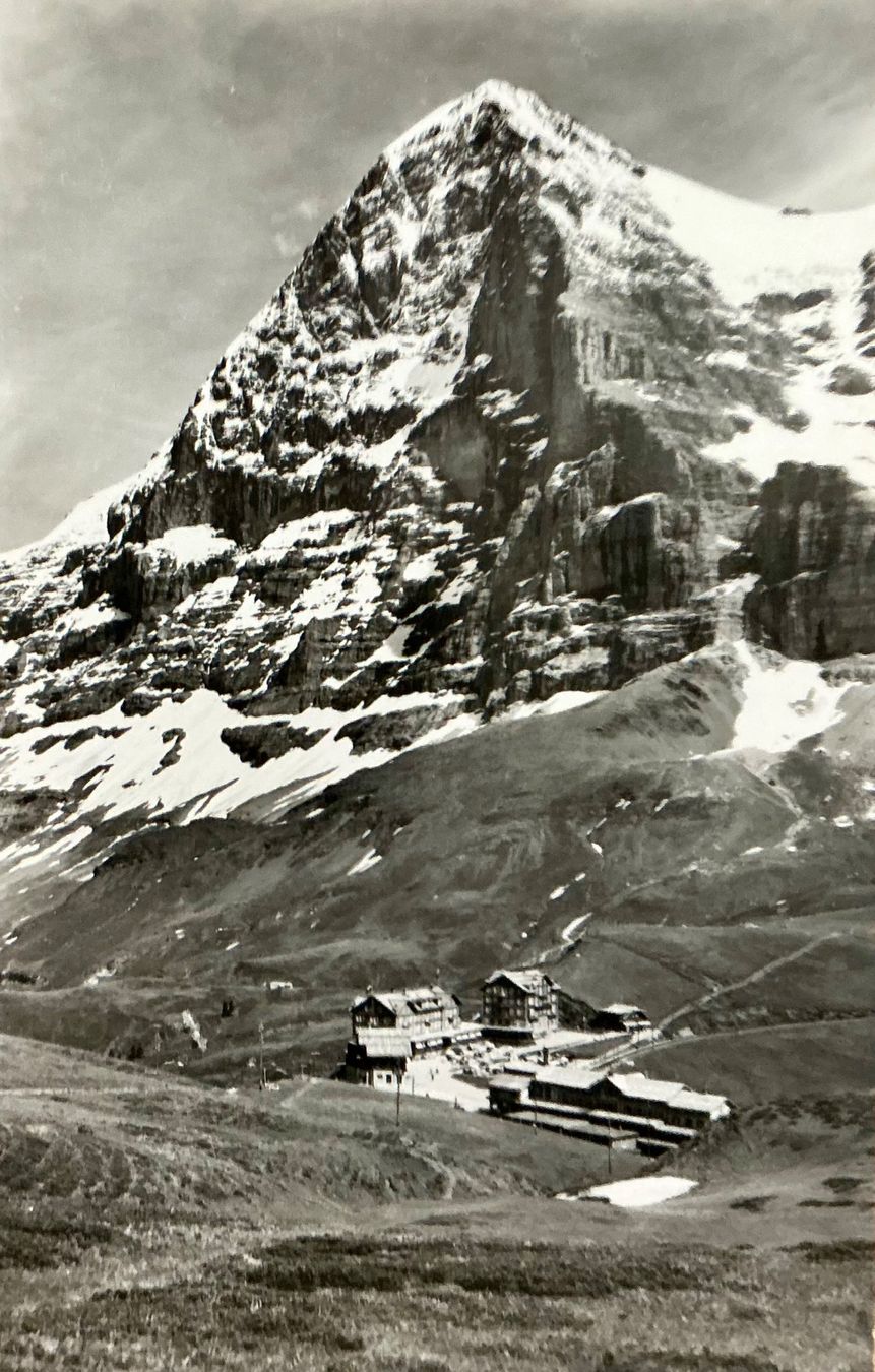 Cartoline postali: KLEINE SCHEIDEGG mit Eiger - Berner Oberland – Usato da Root venduto da ENGLAND-TREASURES 1