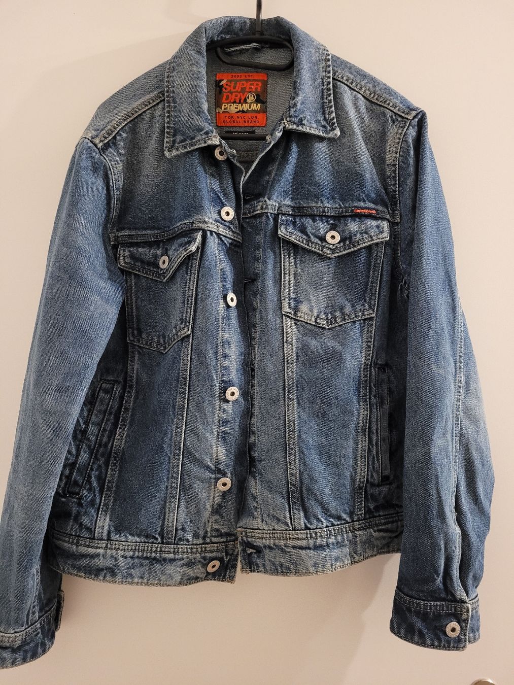Superdry Giacche: Veste en jean Superdry denim – Nuovo (secondo la descrizione) da Biel/Bienne venduto da Leila32
