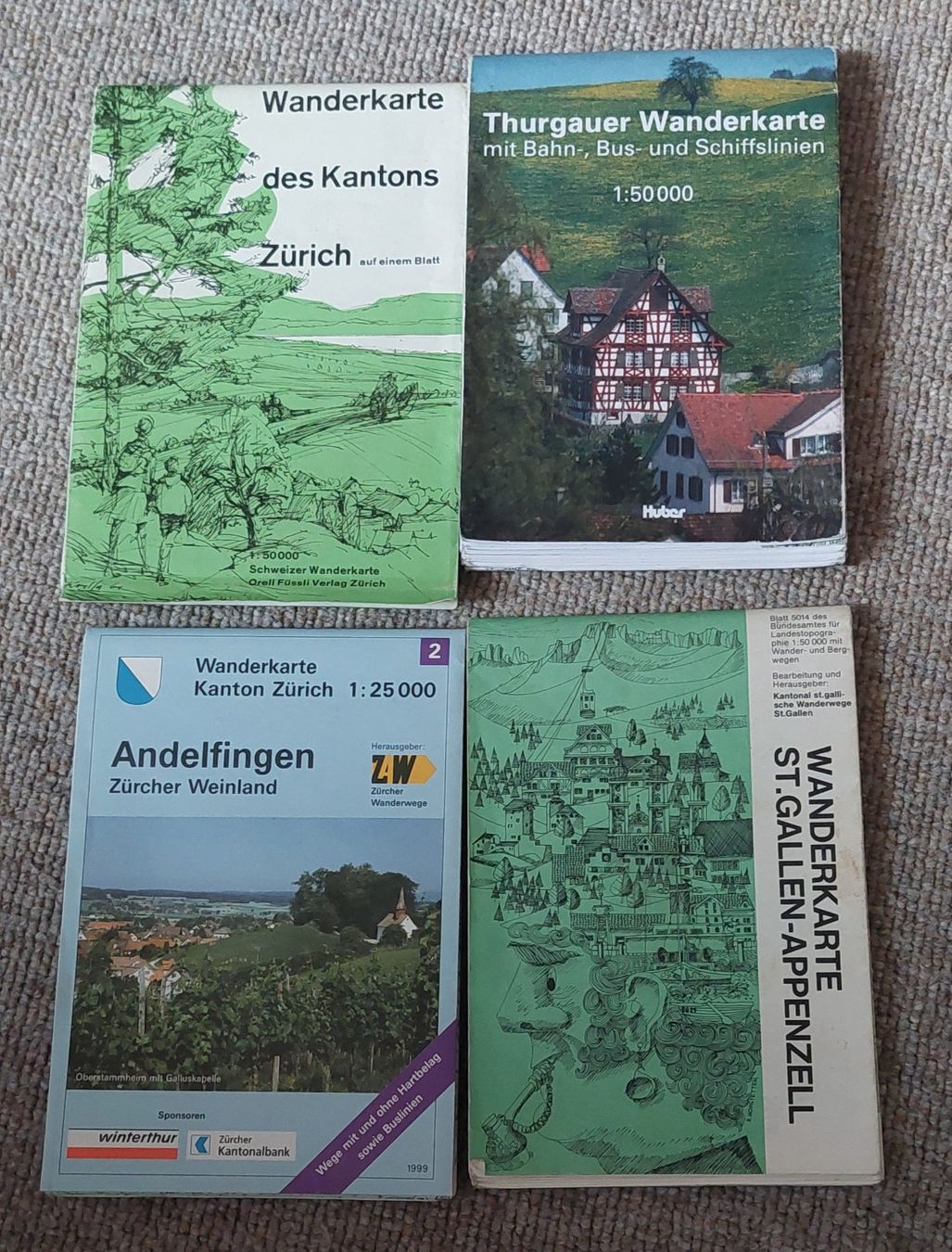 Cartes géographiques & atlas: Wanderkarten – D'occasion à Frauenfeld par ma510