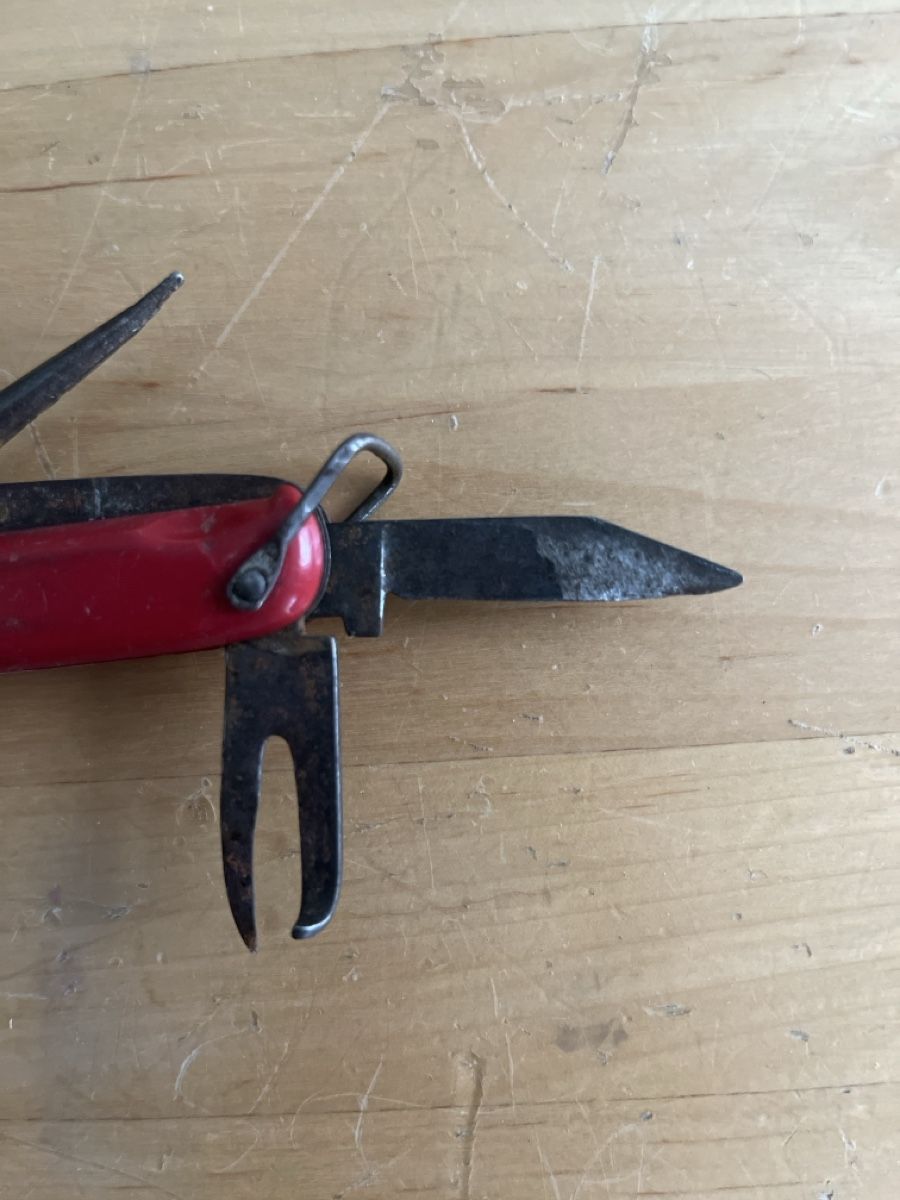 Coltelli tascabile: Vintage Taschenmesser rot – Usato da neuenhof venduto da cocoros 5