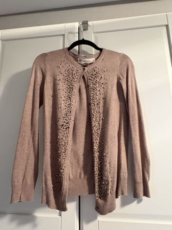 Zara Embroidered Cardigan Size S