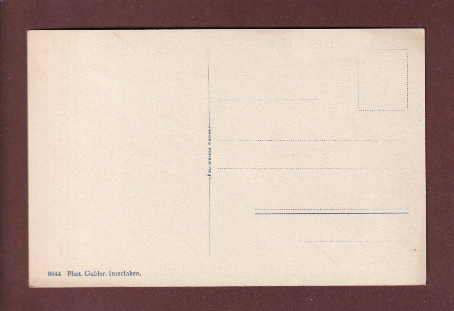 Cartoline postali: INTERLAKEN - Unterseen - Niesen – Usato da Pully venduto da nicecards 1