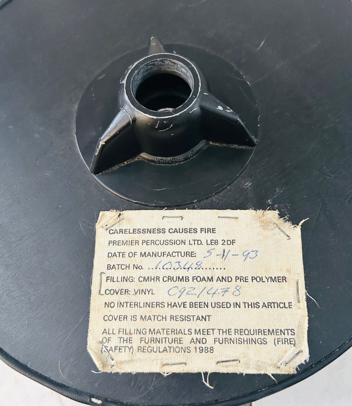 Strumenti musicali: Premier Drum Throne - Drum Hocker, 3 Bein – Usato da Aesch BL venduto da viva6666 2