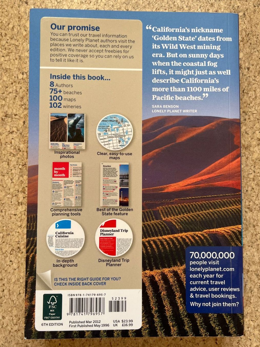 Bücher: Reiseführer Lonely Planet "California" – Gebraucht aus Grosswangen von Vita500 1