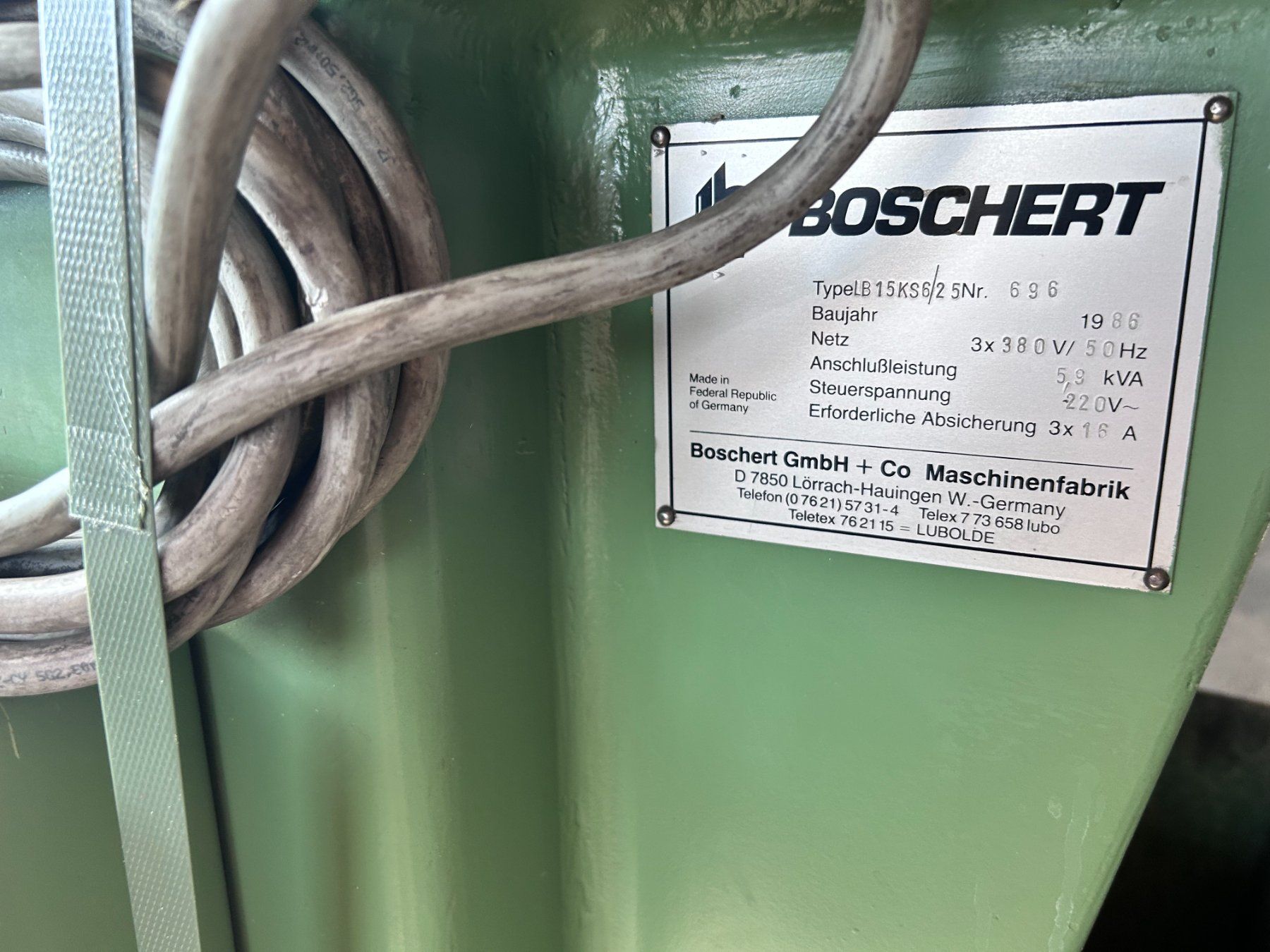 Tutte le macchine: Boschert Ausklinkmaschine – Usato da Münchenstein venduto da fransch 7