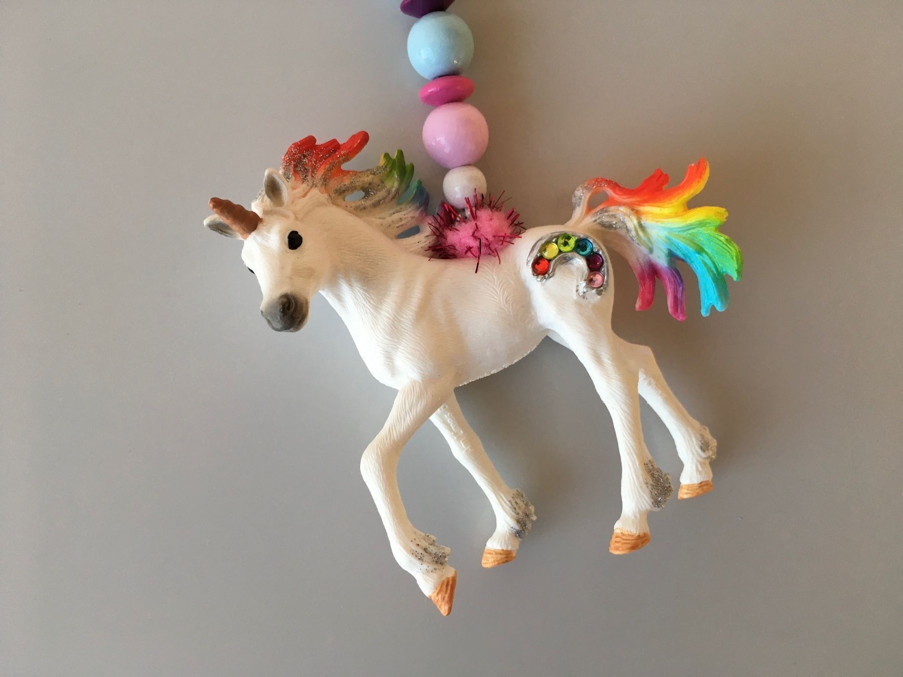 Portachiavi: SCHLEICH Schlüsselanhänger Einhorn – Nuovo e nell'imballaggio originale da Zollikofen venduto da poppala 1