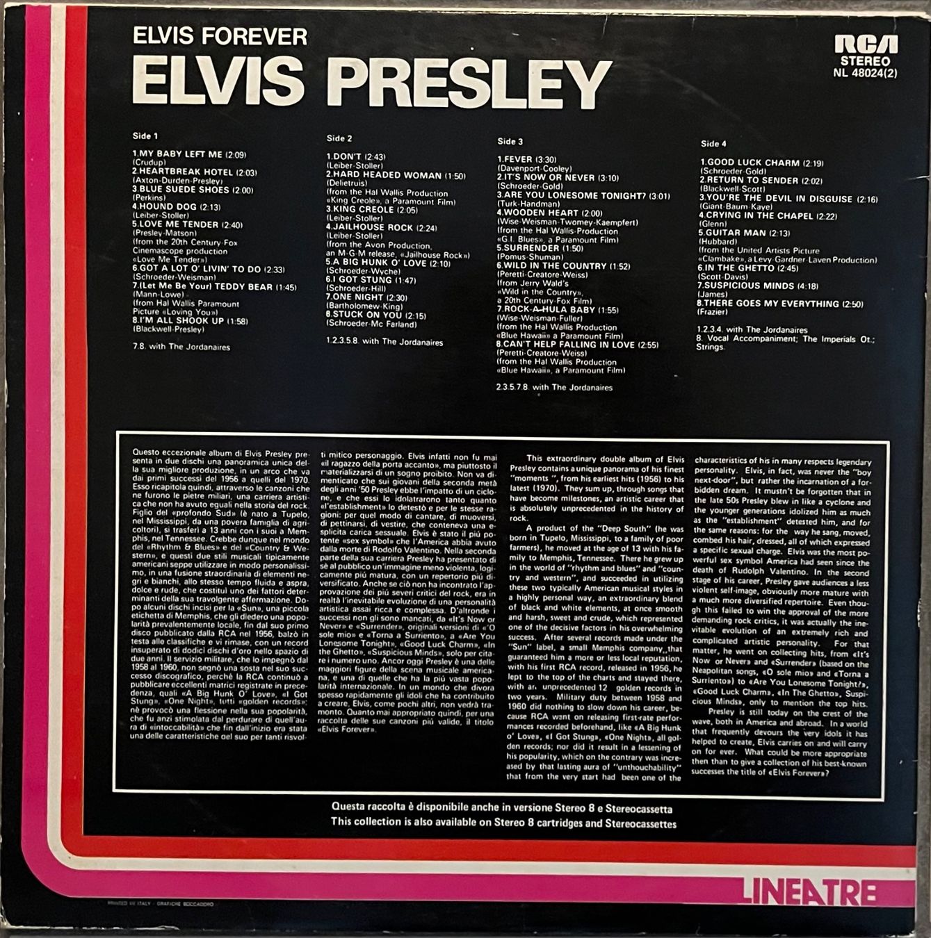 Schallplatten: ELVIS PRESLEY - ELVIS FOREVER - 2 Vinyles 33 Tours – Gebraucht aus Bussigny von vinyl-pas-cher 2
