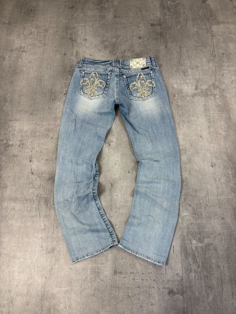 Vintage Miss Me Straight Low Waist Jeans (M)