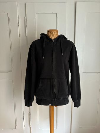 Hoodie Sweatjacke schwarz - S