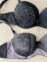 Beldona&Hunkemöller BH Set, Grösse 80C, Schwarz, Spitze