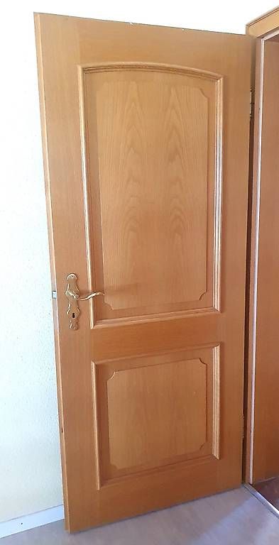 Porte: Türe- Zimmertüre, Eiche Teilmassiv ev. mit Futter – Usato da Winterthur venduto da BauTeilLaden2000 1