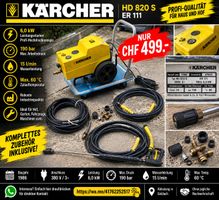Kärcher HD 820 S Profi Hochdruckreiniger 380V mit Zubehör