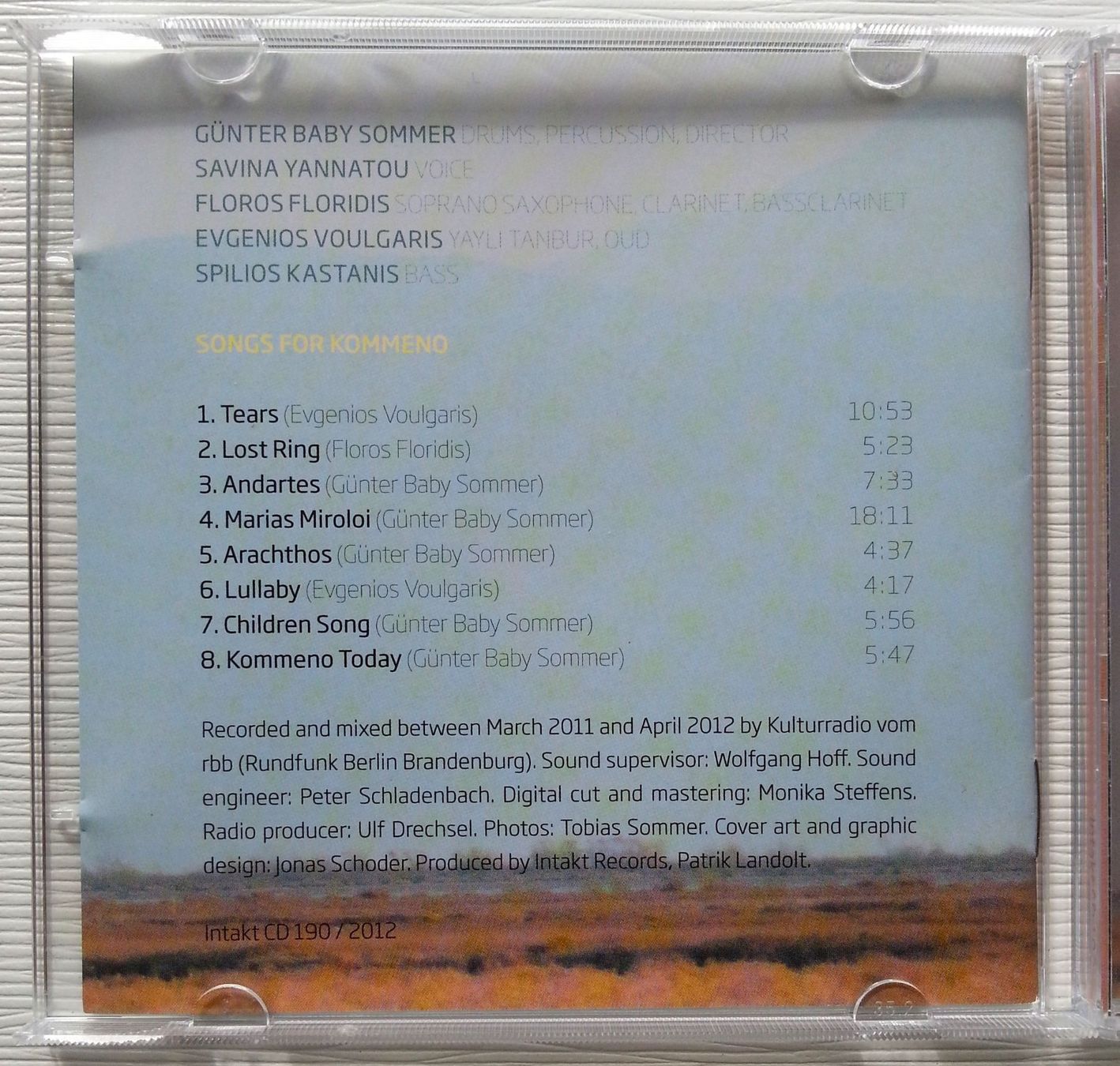 CD: CD: SONGS FOR KOMMENO, mit Booklet, 2012 – Usato da Oberriet SG venduto da Manick 2
