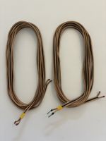 2 Kupfer-Lautsprecherkabel à ca. 5.1 m – 2 × 4.0 mm²