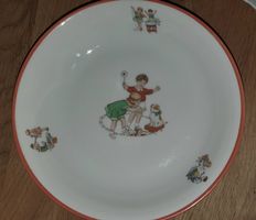 zwei Kinder-Teller 50ziger Jahre