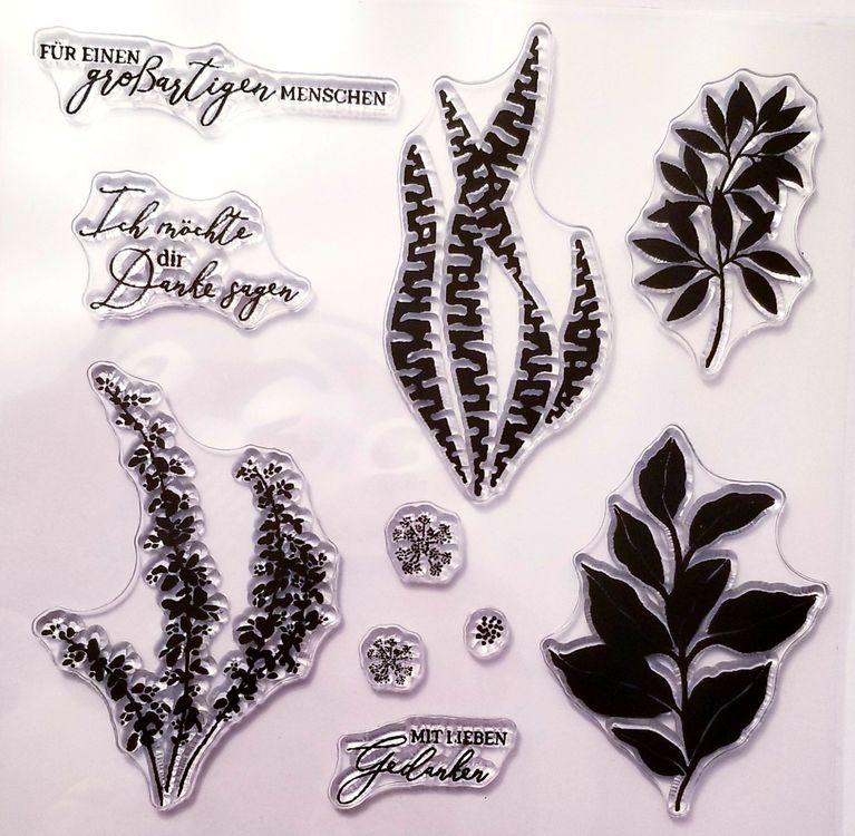 Kaktus Sukkulenten Stempel & Stanzformen - Silikon Stempel Set Für Karten Basteln