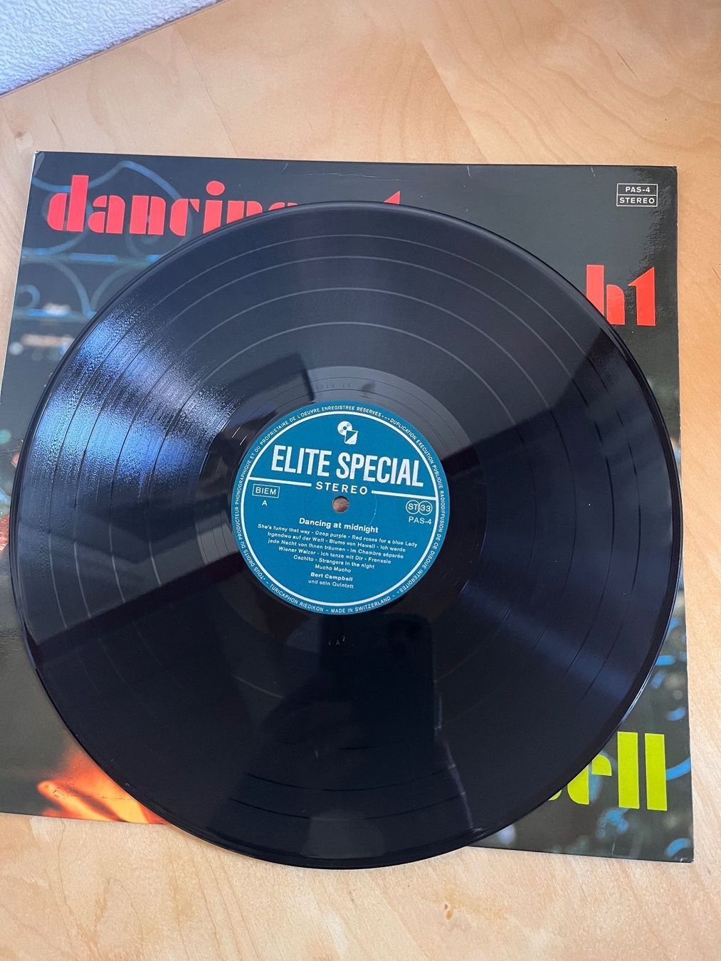 Schallplatten: Signiert! Bert Campbell : Dancing at midnight, Schallplatte – Gebraucht aus Rüdlingen von Timber_11 2